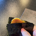 徳山鮓 - 自家製の大きなカラスミ！日本酒〜(>︿<｡)