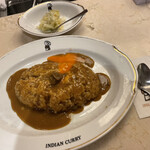 インデアンカレー 丸の内店 - インデアンカレー、タマゴ入り