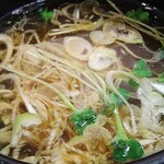 中華そば たかばん - 醤油つけ麺　スープアップ