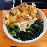 釜揚げ屋 - 牡蠣天ぷらうどん