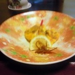Jousei kan - 鮑、鯛黄金バター焼き
                        