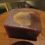 研覃 ほりべ - 自家製栗蒸し羊羹