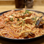 元祖 パスタ食堂 - 漁師風トマトソース