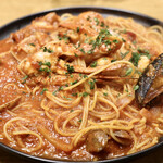 元祖 パスタ食堂 - 漁師風トマトソース
