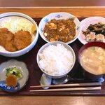 さくら本店 - (ﾗﾝﾁ)さくら定食￥950　2021.11.5