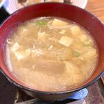 さくら本店 - (ﾗﾝﾁ)さくら定食 具だくさん味噌汁　2021.11.5