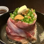 大蒜和牛烤饭