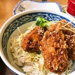 Funaba - ミニカキフライ丼「あっぷ図」