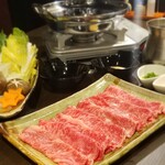 Sumibi Yakiniku Da-Wa - 牛しゃぶ