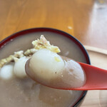 喫茶 ベレー - もちゅんと柔らかい白玉。