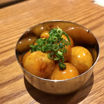 串焼キ カメチヨ・シャルボン - 玉ひも(タレ焼き)