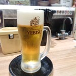 回転寿司みさき - 生ビール 202111