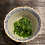 冨久屋 - 南砺市産春菊のお浸し