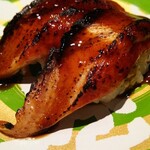 回転寿司酒場 銀座沼津港 - うなぎ