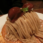 星乃珈琲店 - 栗のスフレパンケーキ