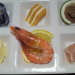 味工房すず - 2010.9　前菜盛り合わせ
