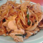 丸吉飯店 - 焼肉のアップ(2012年12月7日撮影)