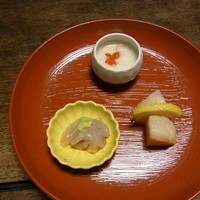 明神下 神田川 本店 - お通し三品