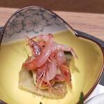 鮨 青海 - 加茂茄子と桜えびの田楽