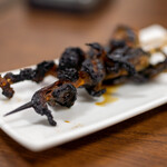 御食事処 スズキ - 2021.11 ヒレ焼（1串 220円）