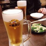 Kokuryuu - 生ビール627円（税込）