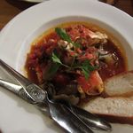 函館ビヤホール - タラバガニと舞茸のグリル セミドライ トマトソース