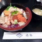 鮨処 銀座福助 - 2012年12月バラちらし