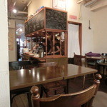 キッチンは丸見えです