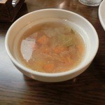 ミニヨン　坂ノ上 - セットのスープでございます