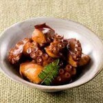 Soft simmered octopus