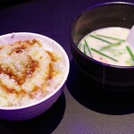 Joutouyakinikuhiraku - ネギご飯スープセット