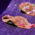 Joutouyakinikuhiraku - 極みイチボの肉寿司