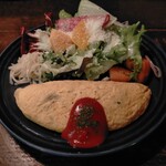 きのこオムレツ