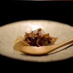 薪鳥新神戸 - 柿の木茸と蕪の鬼おろし