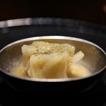 薪鳥新神戸 - 白菜の煮浸し