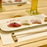Sushi Urayama - 最初の握り三貫