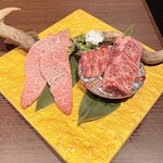 焼肉 わしの - 和牛特選ハラミ、和牛特選みすじ。美味し。