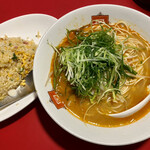 ラーメン工房 風 - 風ラーメンとチャーハンセット