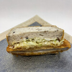 サンドイッチパーラー楽楽 - 厚切り三元豚のおろしぽん酢カツ