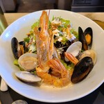 JUNK NOODLE FACTORY - 海の幸と明太子のパレット