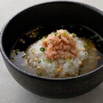 Ochazuke（boiled rice with tea）(salmon)