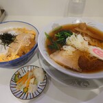 Rakki Hanten - カツ丼とラーメン(味噌汁はいらないと言いました)