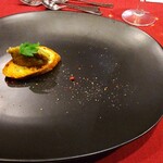 リゾートイン・ボヌール - アミューズ　茄子のピューレと薄切バケット