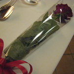 リストランテ ラ・バリック トウキョウ - バースデープレゼントのバラ