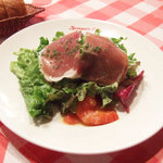ブラッスリー・グー - パルマ産生ハムと小海老のサラダ(Aランチの前菜)