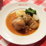 ブラッスリー・グー - 若鶏のバターライス詰め カレーソース(Aランチの主菜)