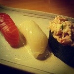 Sushi Izakaya Yataizushi - サーモン・いか・カニサラダ