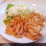 隠れ家 あかり - しょうが焼き？　600円