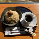 シマント おちゃくり カフェ - 地元もんぶらんプルミエセット