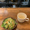 ステーキMAX - 料理写真:セットのスープとサラダ('21/11/18)
